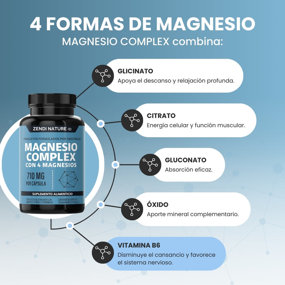 Magnesio Complex 4 Tipos