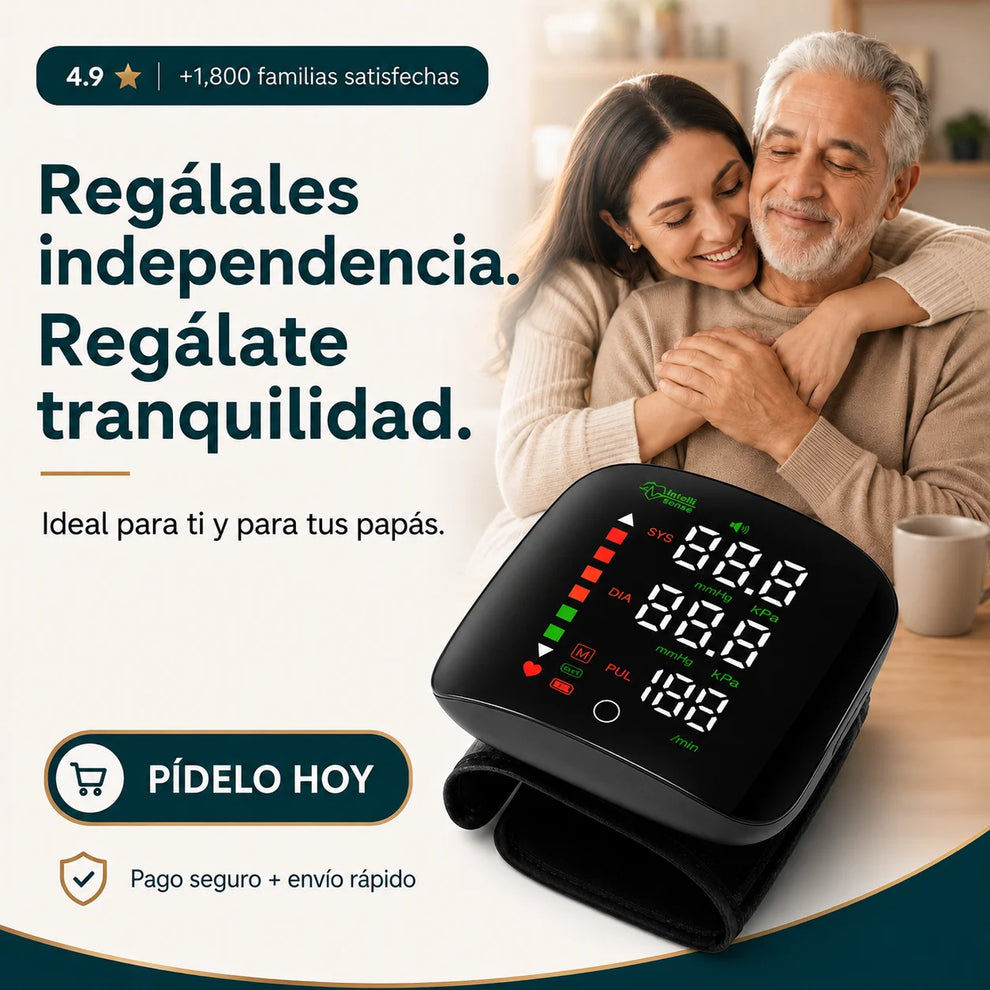 Pulsómetro Digital de Muñeca Automático | Presión y Pulso