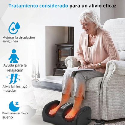 Masajeador Shiatsu de Pies con Calor