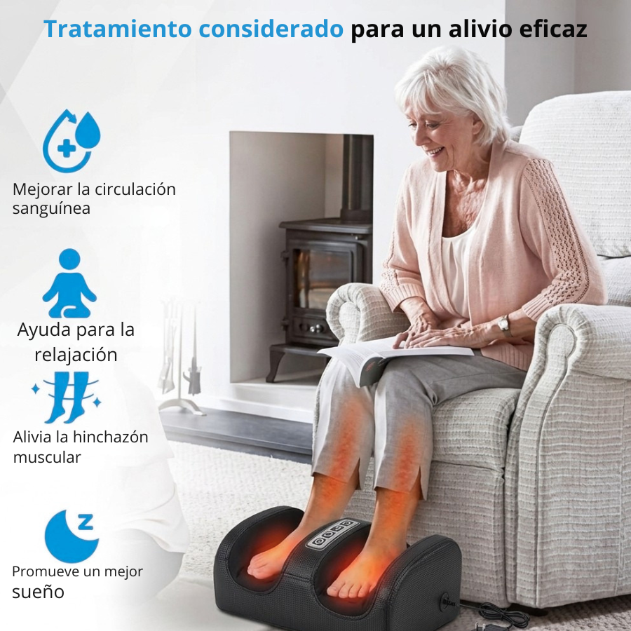 Masajeador Shiatsu de Pies con Calor