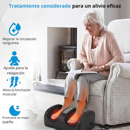 Masajeador Shiatsu de Pies con Calor