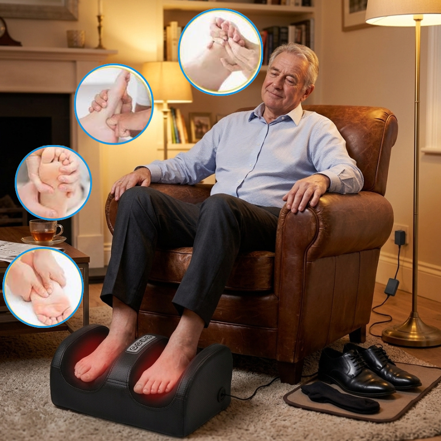 Masajeador Shiatsu de Pies con Calor