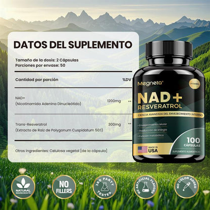Megneta NAD+ Energía y Envejecimiento Saludable