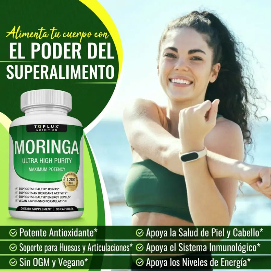 Cápsulas Toplux Moringa 1200 mg