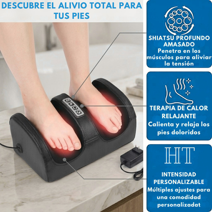 Masajeador Shiatsu de Pies con Calor