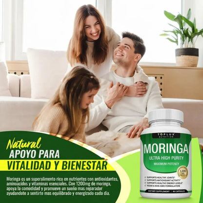 Cápsulas Toplux Moringa 1200 mg