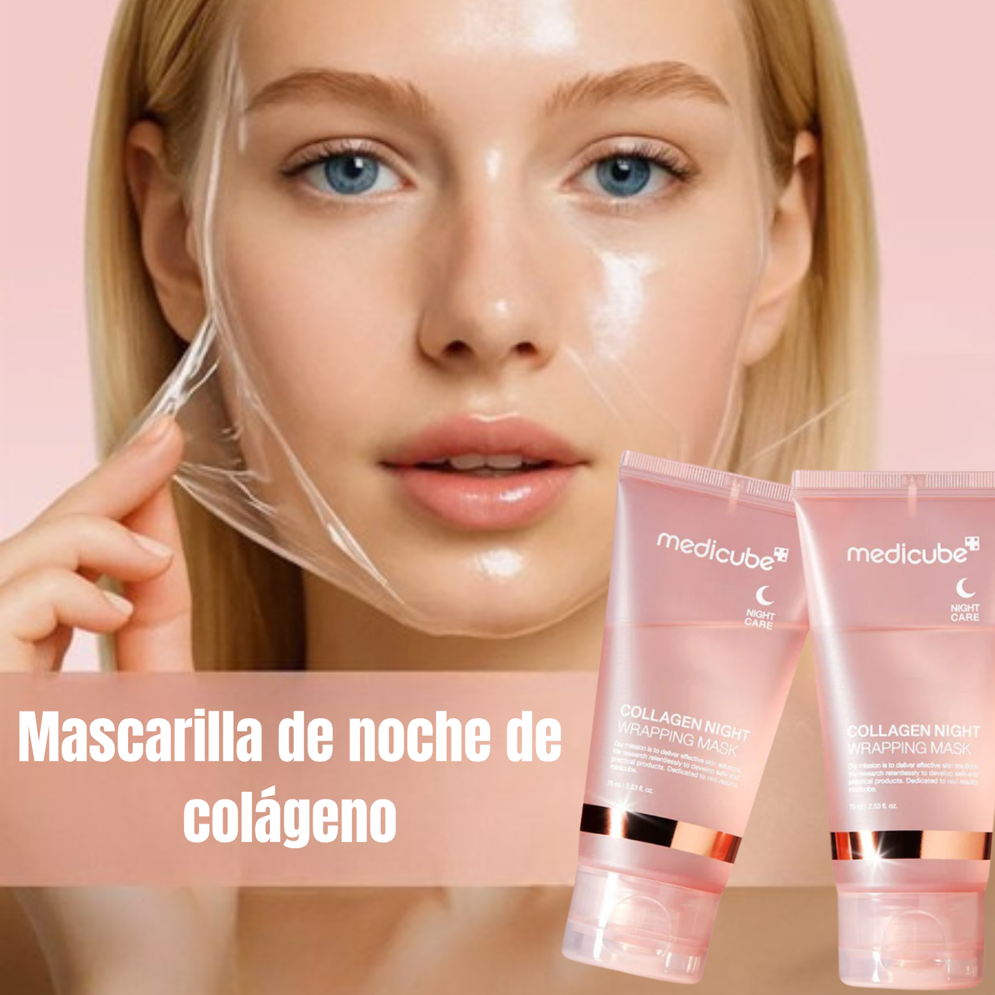 Mascarilla de noche de colágeno