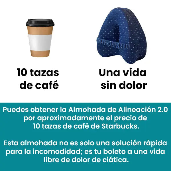 Almohada de Alineación  - Alivia el dolor de cadera y la ciática