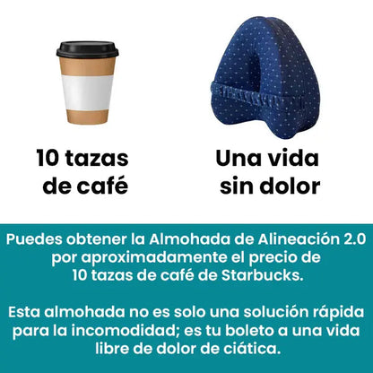 Almohada de Alineación  - Alivia el dolor de cadera y la ciática